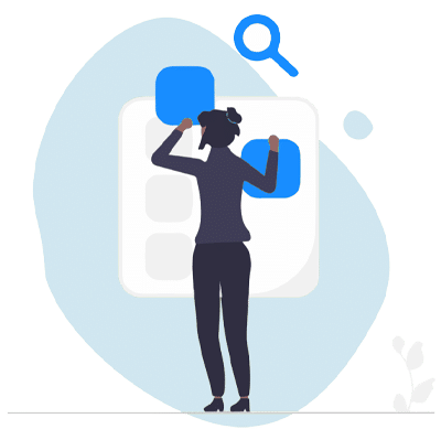 Illustration SEO création et adaptation de contenu